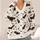 Black Bats And Crimson Hearts For Playful Halloween Nights And Everyday Layering All-over Print Knitted Cardigan - 4