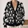 Playful White Skull Motifs for Cozy Autumn Days and Everyday Alternative Style All-over Print Knitted Cardigan - 2