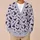 Witch Hats Bats Stars and Candy for Halloween Parties and Autumn Nights All-over Print Knitted Cardigan - 6