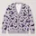 Witch Hats Bats Stars and Candy for Halloween Parties and Autumn Nights All-over Print Knitted Cardigan - 1