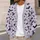 Witch Hats Bats Stars and Candy for Halloween Parties and Autumn Nights All-over Print Knitted Cardigan - 5