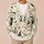 Cute Ghosts, Black Cats & Pumpkins for Cozy Halloween Season and Spooky October Outings All-over Print Knitted Cardigan - 6