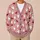 Cute Ghosts and Red-Winged Bats for Cozy Halloween Season Layering All-over Print Knitted Cardigan - 6
