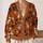 Halloween Skeleton Cats, Mummy Kittens and Pumpkins for Playful Autumn Style for Women All-over Print Knitted Cardigan - 2