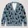 Playful Black Cat Silhouettes for Cozy Everyday Autumn Layering and Feline Lovers All-over Print Knitted Cardigan - 1