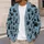 Playful Black Cat Silhouettes for Cozy Everyday Autumn Layering and Feline Lovers All-over Print Knitted Cardigan - 5