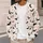 Halloween Bats, Crescent Moons and Pink Starbursts for Cozy Autumn Nights All-over Print Knitted Cardigan - 5