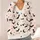 Halloween Bats, Crescent Moons and Pink Starbursts for Cozy Autumn Nights All-over Print Knitted Cardigan - 4
