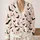 Halloween Bats, Crescent Moons and Pink Starbursts for Cozy Autumn Nights All-over Print Knitted Cardigan - 2