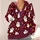 Playful Party Hat Ghosts for Halloween Celebrations and Cozy Autumn Days All-over Print Knitted Cardigan - 4