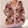 Skulls, Pumpkins And Crimson Roses For A Spooky Halloween Night All-over Print Knitted Cardigan - 4