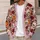 Skulls, Pumpkins And Crimson Roses For A Spooky Halloween Night All-over Print Knitted Cardigan - 5