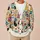 Cute Pet Faces and Floral Details for Playful Everyday Style for Animal Lovers All-over Print Knitted Cardigan - 6