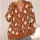 Friendly Ghosts, Cobwebs and Candlelight for Cozy Autumn Halloween Style All-over Print Knitted Cardigan - 4