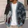White Fox And Crimson Thorn Branches For Moody Woodland Autumn Layering All-over Print Knitted Cardigan - 5