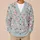 Blush Rose Garden Florals for Coastal Everyday Style and Relaxed Weekend Layering All-over Print Knitted Cardigan - 6