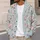 Blush Rose Garden Florals for Coastal Everyday Style and Relaxed Weekend Layering All-over Print Knitted Cardigan - 5