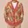 Coral Wildflower Floral for Cozy Autumn Layering and Everyday Wear All-over Print Knitted Cardigan - 6