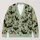 Cute Bat And Holly Holiday Motifs for Cozy Autumn Winter Layering All-over Print Knitted Cardigan - 1