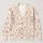 Blush Bow Kitten Hearts And Paw Prints For Cozy Autumn Days And Sweet Cat Lovers All-over Print Knitted Cardigan - 1