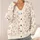 Blush Bow Kitten Hearts And Paw Prints For Cozy Autumn Days And Sweet Cat Lovers All-over Print Knitted Cardigan - 4