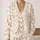 Blush Bow Kitten Hearts And Paw Prints For Cozy Autumn Days And Sweet Cat Lovers All-over Print Knitted Cardigan - 2