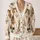 Calico Cats With Blush Roses for Cozy Everyday Layering and Cat Lover Style All-over Print Knitted Cardigan - 2