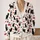 Black Cat And Cherry Motifs For Playful Halloween Autumn Everyday Style All-over Print Knitted Cardigan - 2