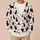 Black Cat And Cherry Motifs For Playful Halloween Autumn Everyday Style All-over Print Knitted Cardigan - 6