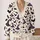 Purple Witch Hats, Bats and Stars for Halloween Nights and Spooky Season All-over Print Knitted Cardigan - 2