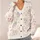 Pastel Kitten and Ribbon Motifs for Cozy Autumn Layering and Whimsical Everyday Style All-over Print Knitted Cardigan - 4
