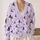 Witch Hats, Brooms, Moons and Stars for Cozy Autumn Nights and Halloween Fans All-over Print Knitted Cardigan - 2