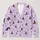 Witch Hats, Brooms, Moons and Stars for Cozy Autumn Nights and Halloween Fans All-over Print Knitted Cardigan - 1