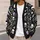 Pastel Skulls, Crescent Moons And Candy for Playful Autumn Nights and Seasonal Style All-over Print Knitted Cardigan - 5