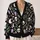 Pastel Skulls, Crescent Moons And Candy for Playful Autumn Nights and Seasonal Style All-over Print Knitted Cardigan - 2