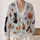Halloween Pumpkins, Black Cat And Bats For Cozy Autumn Celebrations All-over Print Knitted Cardigan - 2