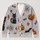 Halloween Pumpkins, Black Cat And Bats For Cozy Autumn Celebrations All-over Print Knitted Cardigan - 1