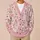 Soft Pink Wildflower Blooms for Romantic Everyday Layering and Springtime Outings All-over Print Knitted Cardigan - 6