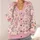 Soft Pink Wildflower Blooms for Romantic Everyday Layering and Springtime Outings All-over Print Knitted Cardigan - 4