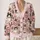 Cute Pink Pumpkin Ghosts And Spiderwebs For Cozy Autumn Halloween Outings All-over Print Knitted Cardigan - 2