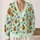Halloween Pumpkins Candy Skeleton Flowers for Cozy Spooky Autumn Celebrations for Women All-over Print Knitted Cardigan - 2