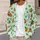Halloween Pumpkins Candy Skeleton Flowers for Cozy Spooky Autumn Celebrations for Women All-over Print Knitted Cardigan - 5