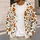 Halloween Pumpkins, Ghosts, Bats And Autumn Leaves For Cozy October Celebrations All-over Print Knitted Cardigan - 5