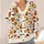 Halloween Pumpkins, Ghosts, Bats And Autumn Leaves For Cozy October Celebrations All-over Print Knitted Cardigan - 4