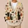 Halloween Black Cats, Bats And Pumpkins For Cozy Autumn Nights And Fall Gatherings All-over Print Knitted Cardigan - 6