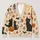 Halloween Black Cats, Bats And Pumpkins For Cozy Autumn Nights And Fall Gatherings All-over Print Knitted Cardigan - 1