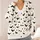 Black Bats and Charcoal Stars for Halloween Nights and Cozy Autumn Everyday Style All-over Print Knitted Cardigan - 4