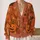 Pumpkins Bats and Mushrooms for Cozy Halloween Autumn Layering All-over Print Knitted Cardigan - 2