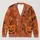 Pumpkins Bats and Mushrooms for Cozy Halloween Autumn Layering All-over Print Knitted Cardigan - 1