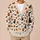 Halloween Cat, Pumpkin and Bat Motifs for Cozy Autumn Layering All-over Print Knitted Cardigan - 6
